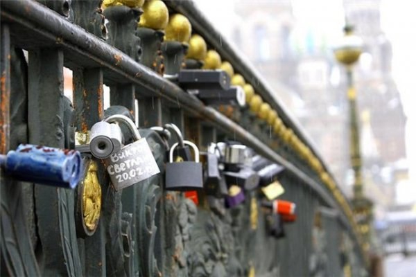 Romantic places in St Petersburg
