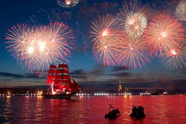Scarlet Sails Boat Ride