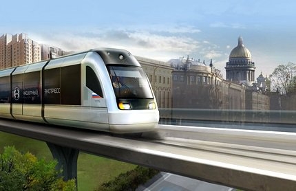 Tram from Pulkovo LED